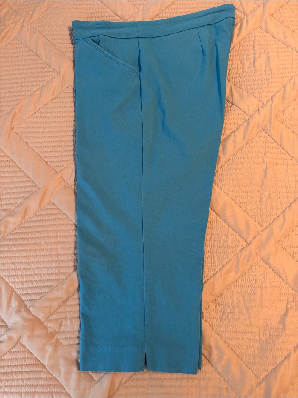 Worthington Teal Capri Pants